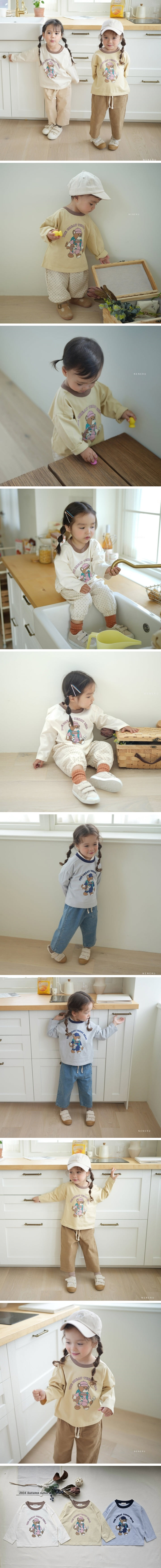 Neneru - Korean Baby Fashion - #babywear - Flower Tee