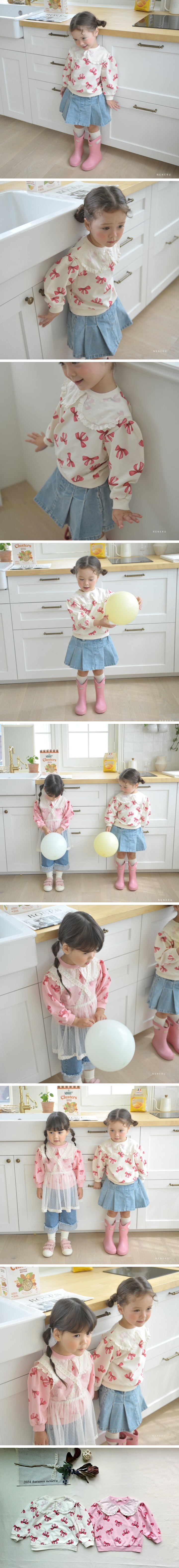 Neneru - Korean Children Fashion - #childofig - Drawing Ribbon Pullover