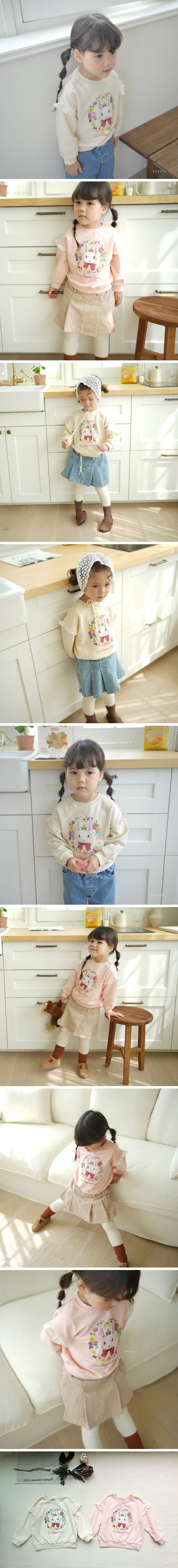 Neneru - Korean Children Fashion - #childrensboutique - Lala Rabbit Pullover