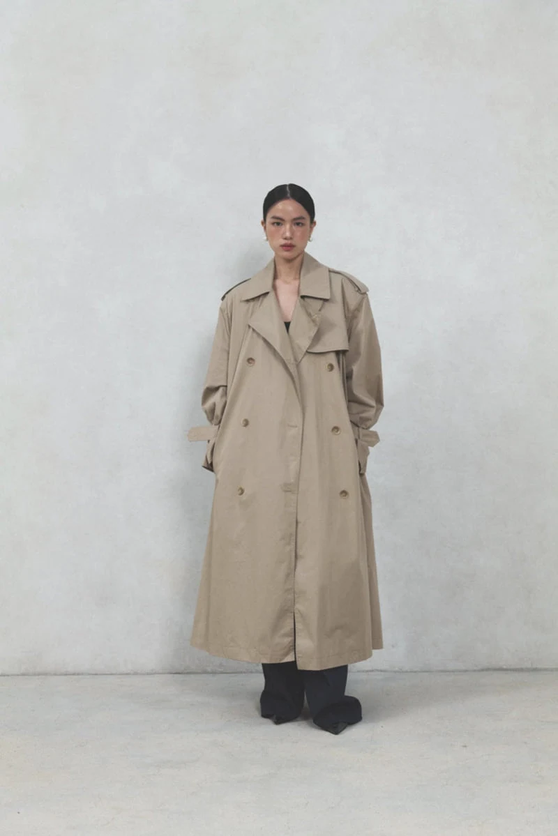 Neroli36 - Korean Women Fashion - #momslook - Rich Band Trench Coat - 12