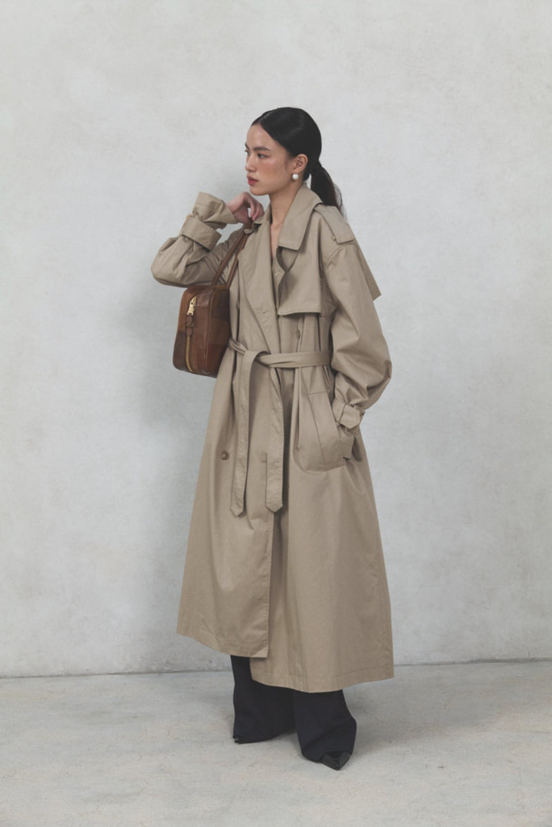 Neroli36 - Korean Women Fashion - #womensfashion - Rich Band Trench Coat - 4