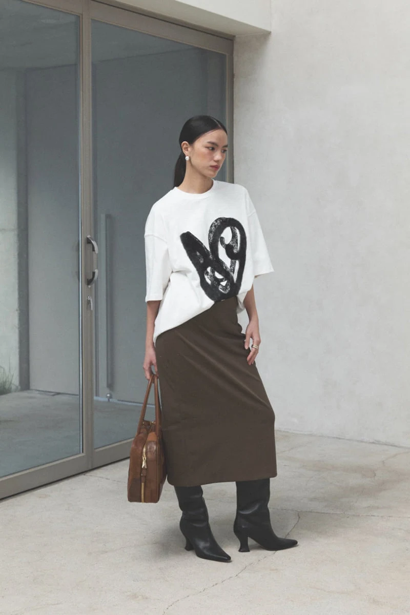 Neroli36 - Korean Women Fashion - #momslook - Ace Tee - 6