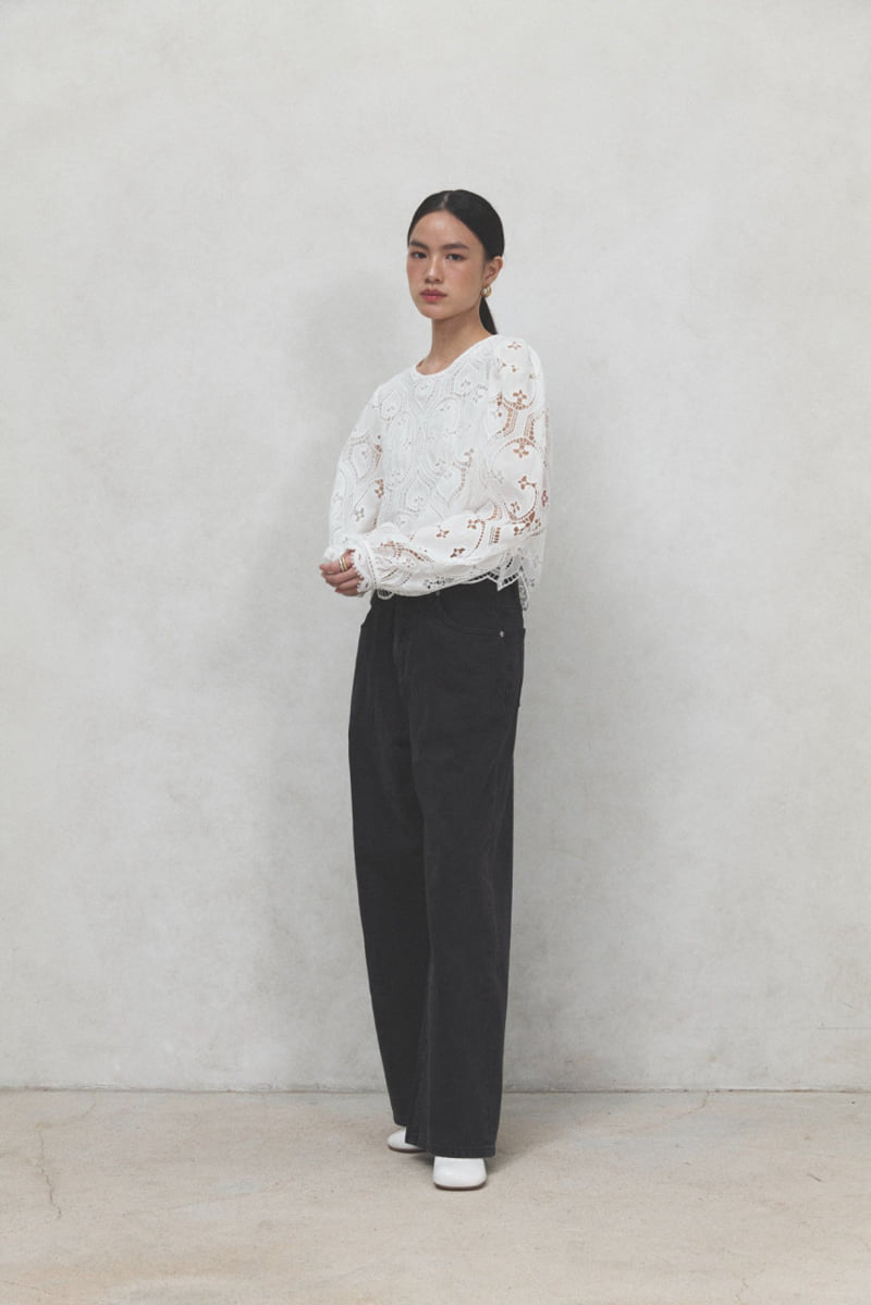 Neroli36 - Korean Women Fashion - #thelittlethings - Scallop Blouse - 5