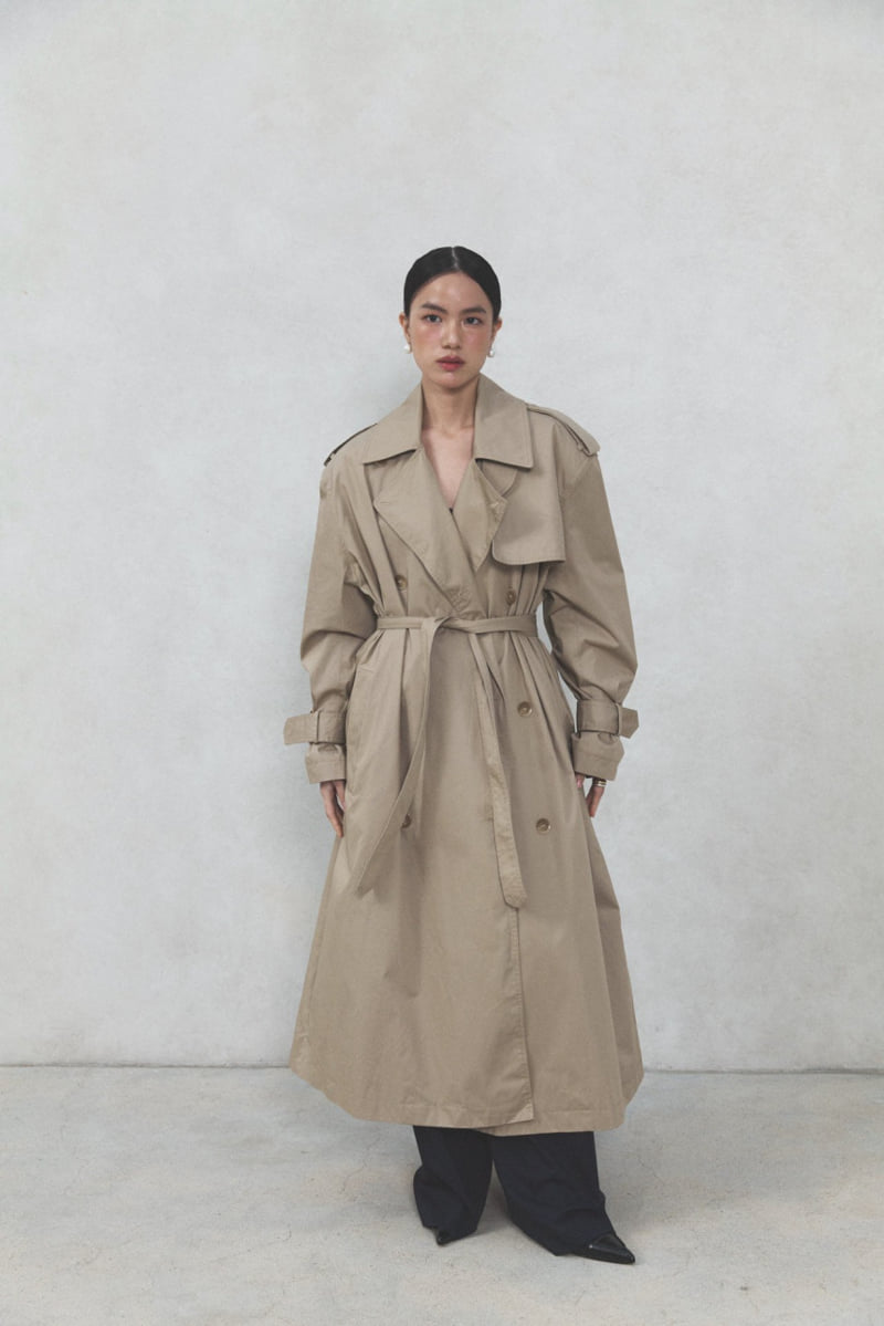 Neroli36 - Korean Women Fashion - #womensfashion - Rich Band Trench Coat - 9