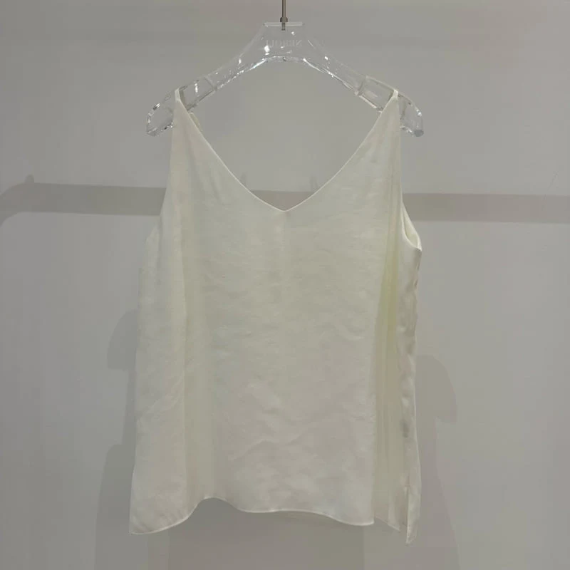 Neroli36 - Korean Women Fashion - #womensfashion - Dutch V Sleeveless Blouse - 3