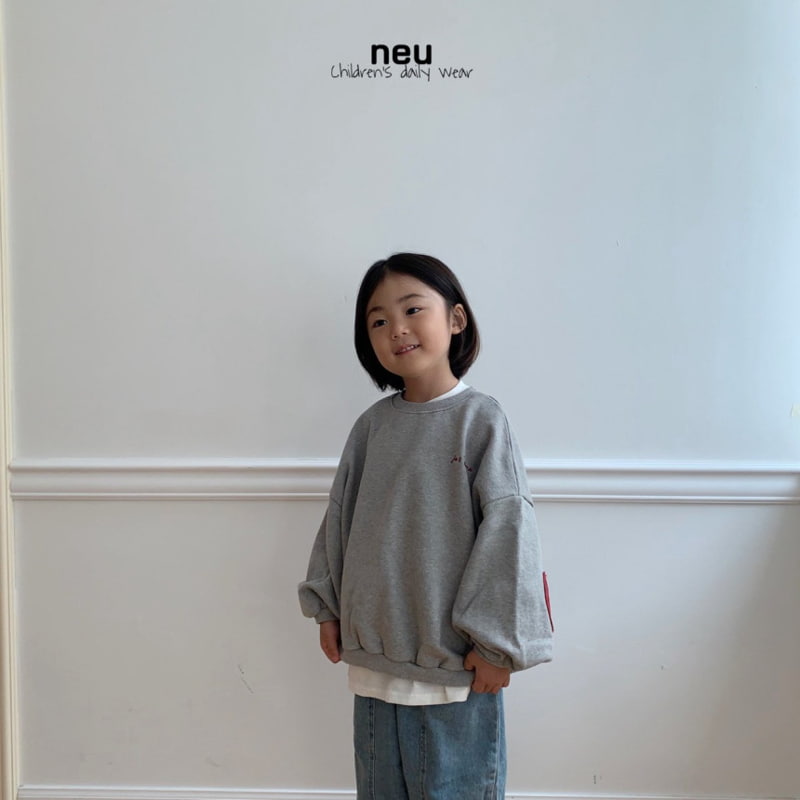 Neu - Korean Children Fashion - #Kfashion4kids - Heart Bread Sweatshirts - 3