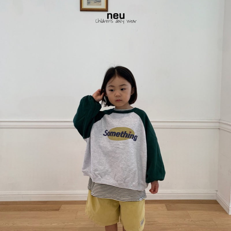 Neu - Korean Children Fashion - #stylishchildhood - Raglan Sweatshirts - 4