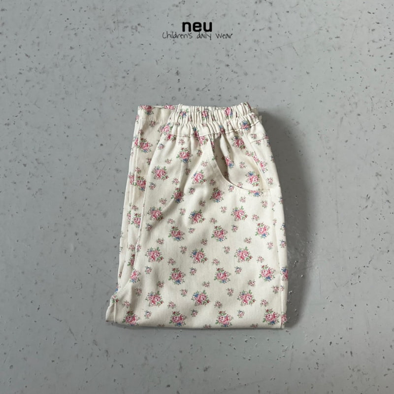 Neu - Korean Children Fashion - #childofig - Flower Standard Pants - 12