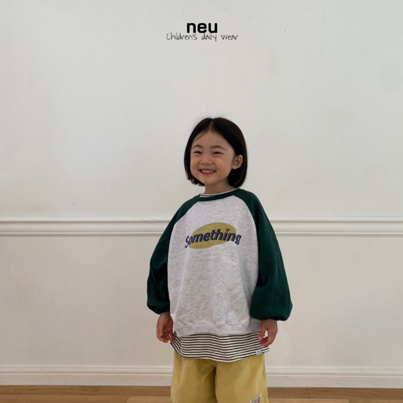 Neu - Korean Children Fashion - #childrensboutique - Raglan Sweatshirts - 5