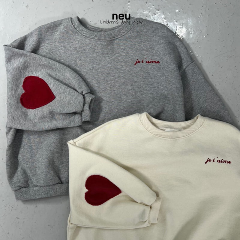 Neu - Korean Children Fashion - #kidsstore - Heart Bread Sweatshirts