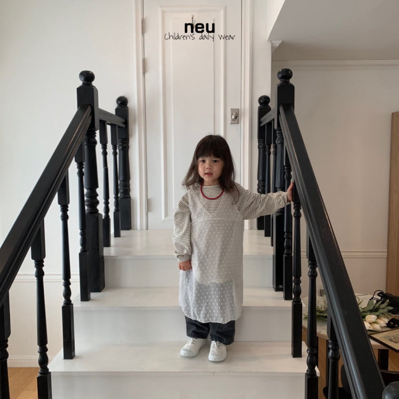 Neu - Korean Children Fashion - #minifashionista - Layered One-piece - 2