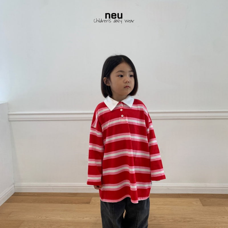 Neu - Korean Children Fashion - #prettylittlegirls - Rugby Tee - 8