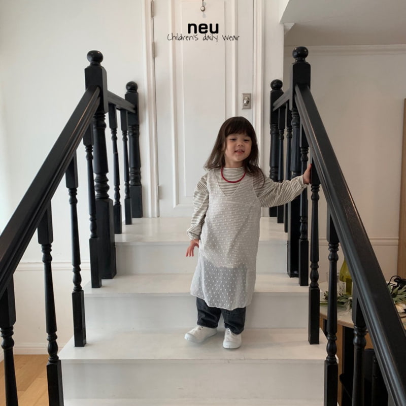 Neu - Korean Children Fashion - #prettylittlegirls - Layered One-piece - 3