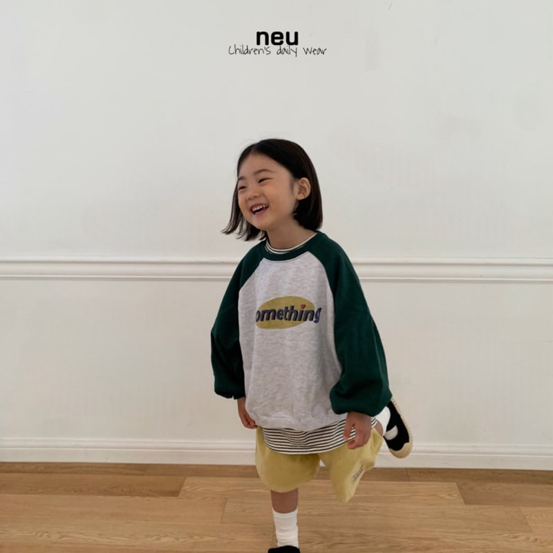 Neu - Korean Children Fashion - #stylishchildhood - Raglan Sweatshirts - 3