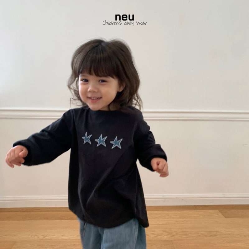 Neu - Korean Children Fashion - #todddlerfashion - Star Tee - 2