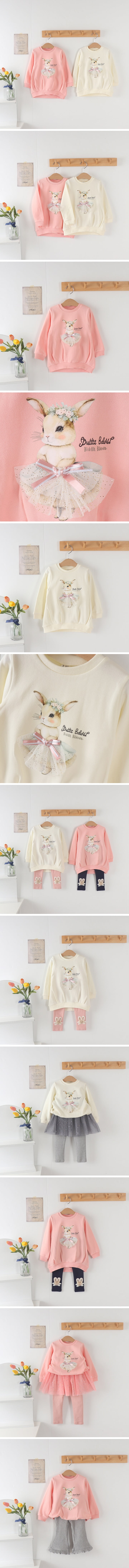 New Pierrot - Korean Children Fashion - #Kfashion4kids - Rabbit Skirt Long Tee