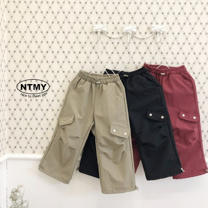 Nice To Meet You - Korean Children Fashion - #childofig - String Pants