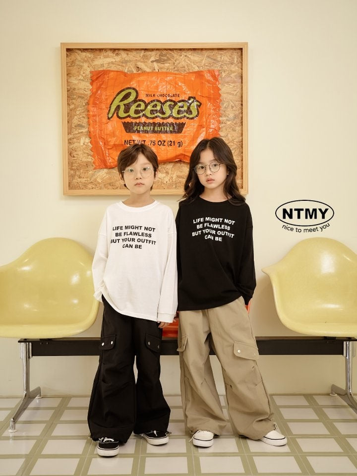 Nice To Meet You - Korean Children Fashion - #childofig - Cargo Wide Pants - 11