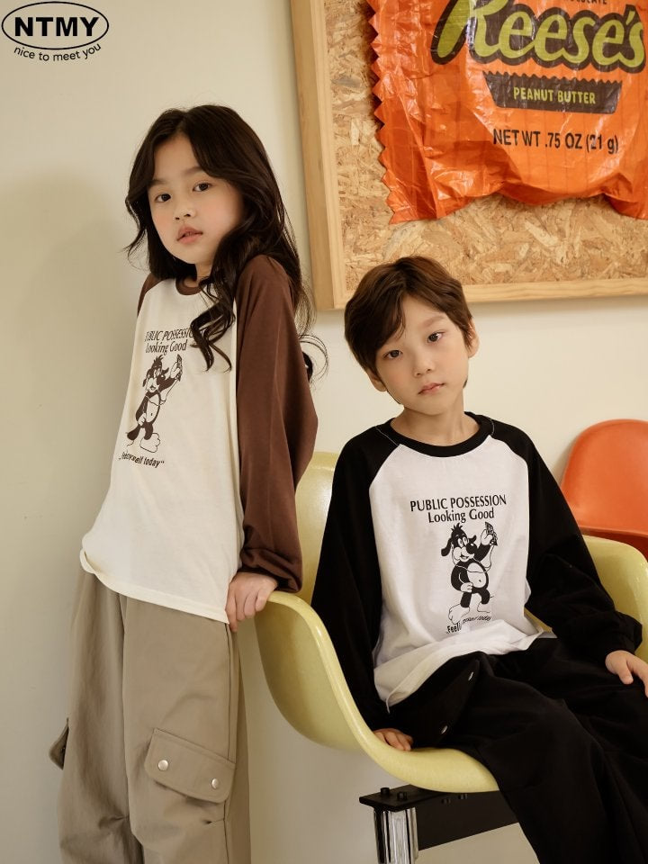 Nice To Meet You - Korean Children Fashion - #childofig - Feeling Raglan Tee - 10