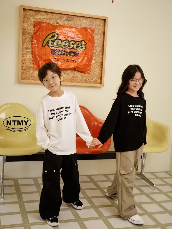 Nice To Meet You - Korean Children Fashion - #childrensboutique - Cargo Wide Pants - 12