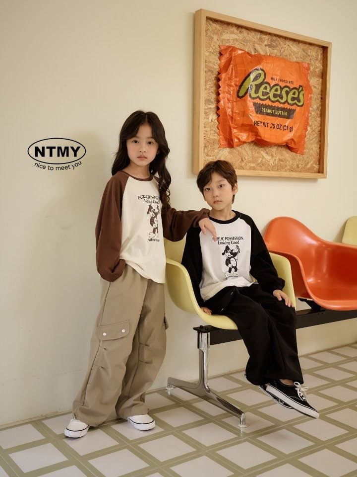 Nice To Meet You - Korean Children Fashion - #designkidswear - Feeling Raglan Tee - 12