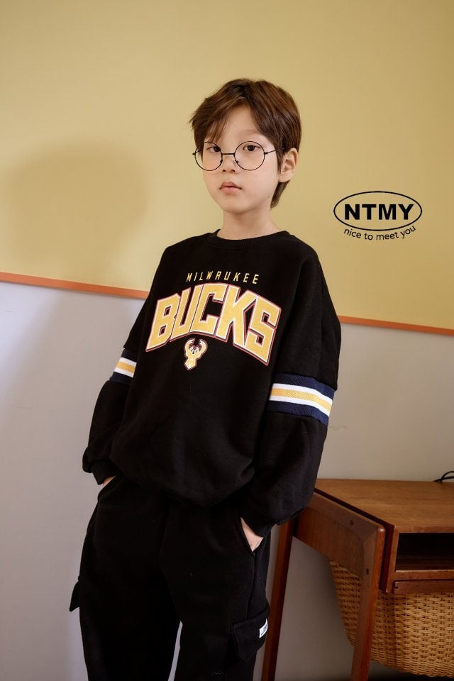 Nice To Meet You - Korean Children Fashion - #designkidswear - Bucks Sweatshirts - 3