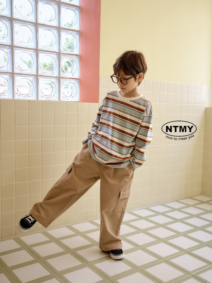 Nice To Meet You - Korean Children Fashion - #discoveringself - Multi Stripe Tee - 11