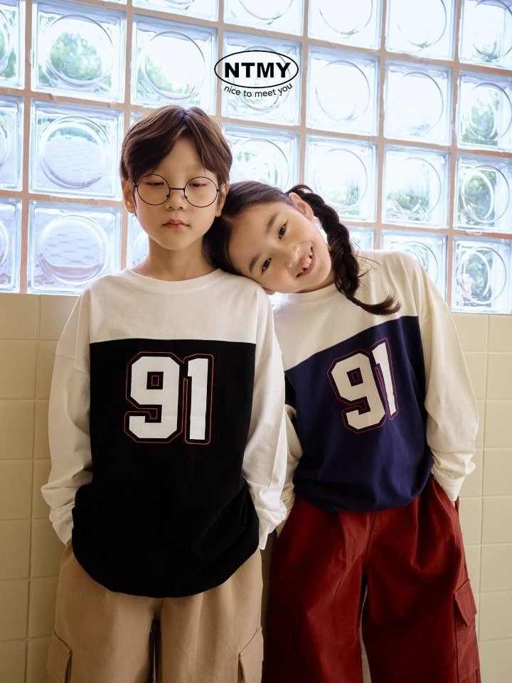 Nice To Meet You - Korean Children Fashion - #discoveringself - 91 Colored Tee - 6