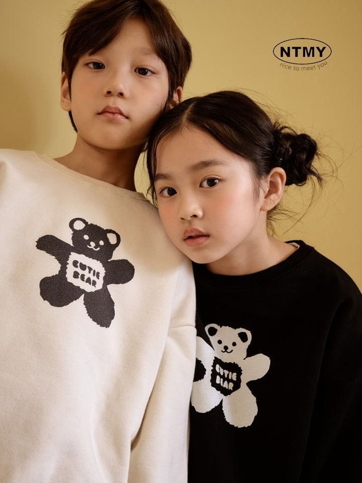 Nice To Meet You - Korean Children Fashion - #discoveringself - Cutie Bear Sweatshirts - 4