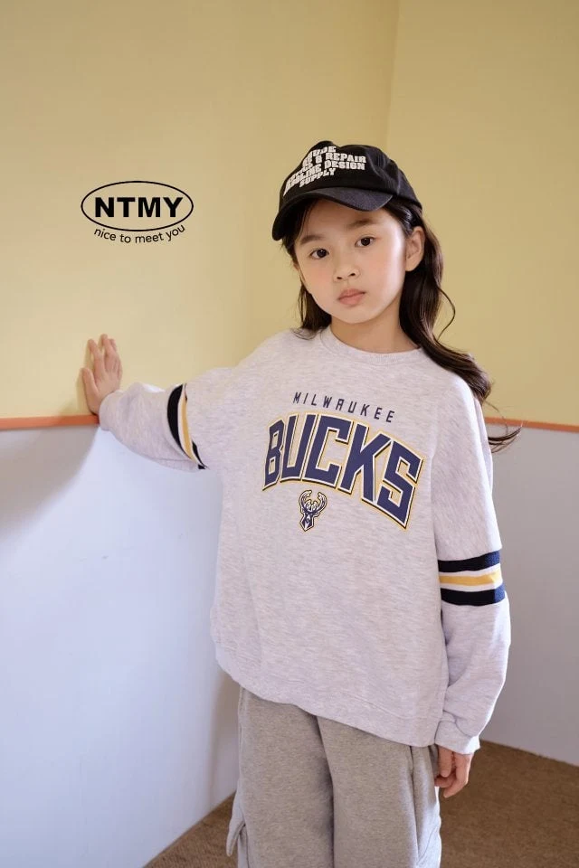 Nice To Meet You - Korean Children Fashion - #kidsshorts - Bucks Sweatshirts - 6