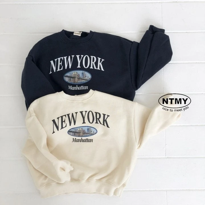 Nice To Meet You - Korean Children Fashion - #kidsstore - New York Sweatshirts - 11