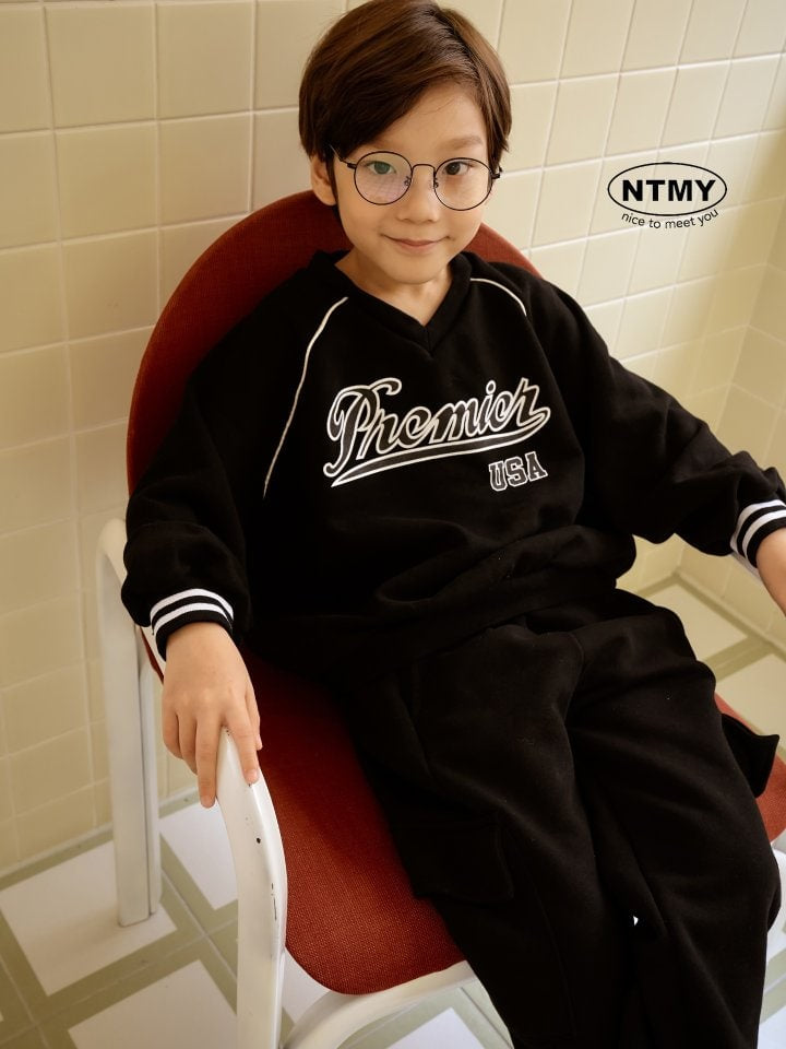 Nice To Meet You - Korean Children Fashion - #kidsstore - Premium V Neck Sweatshirts - 5