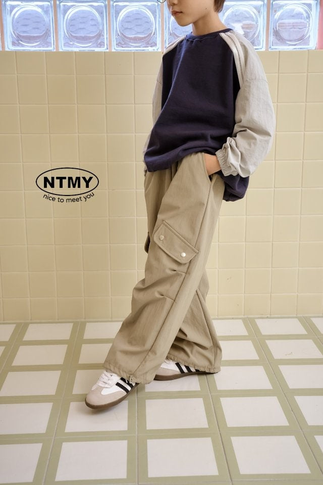 Nice To Meet You - Korean Children Fashion - #kidsstore - Cargo Wide Pants - 3