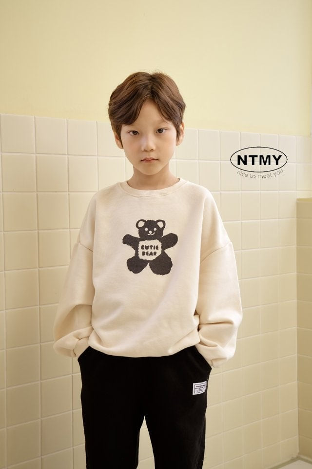 Nice To Meet You - Korean Children Fashion - #kidsstore - Cutie Bear Sweatshirts - 6