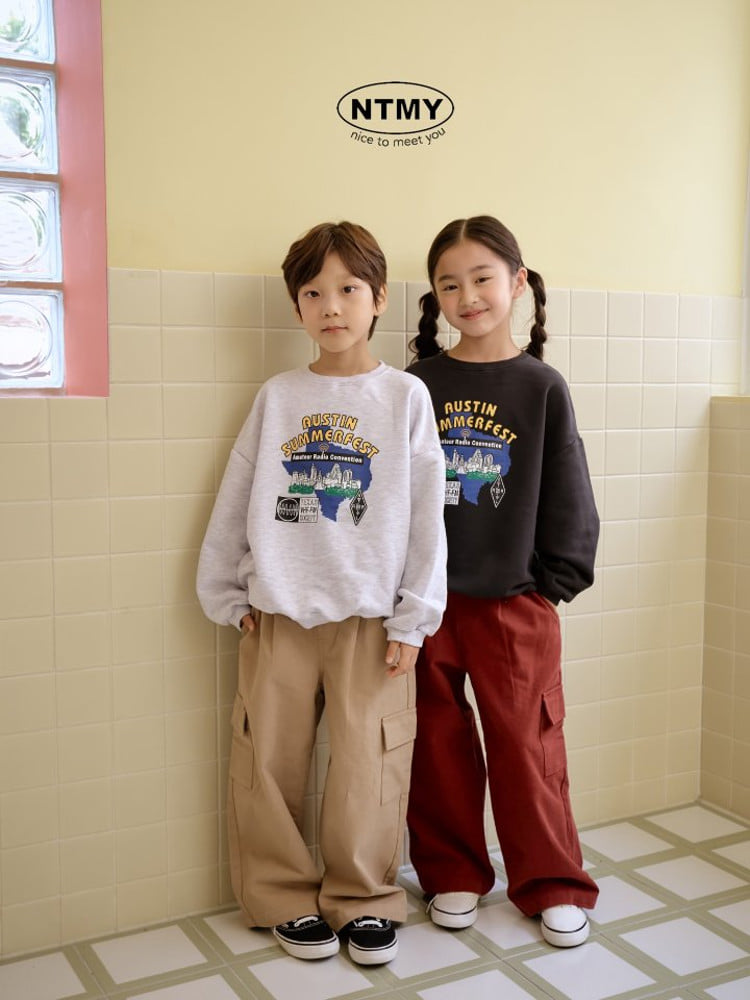 Nice To Meet You - Korean Children Fashion - #kidsstore - Twill Cargo Pants - 5