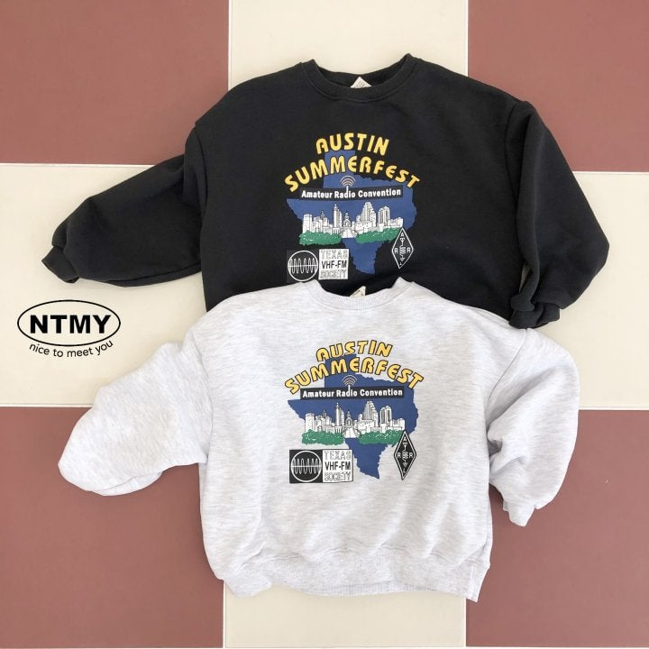 Nice To Meet You - Korean Children Fashion - #kidzfashiontrend - Austin Sweatshirts