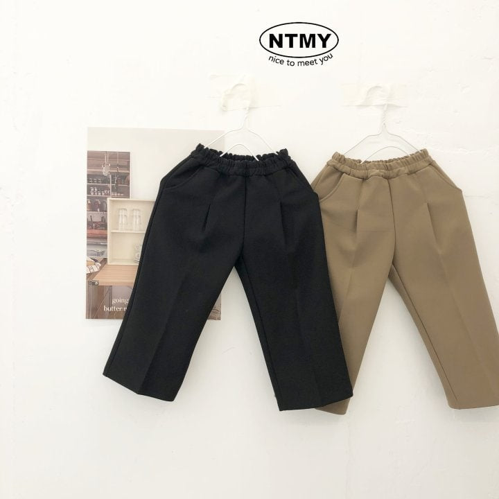 Nice To Meet You - Korean Children Fashion - #kidzfashiontrend - Span Pants - 12