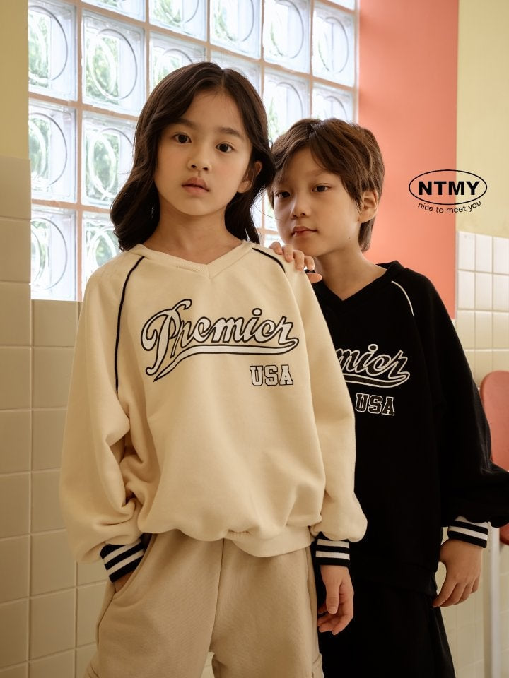 Nice To Meet You - Korean Children Fashion - #littlefashionista - Premium V Neck Sweatshirts - 8