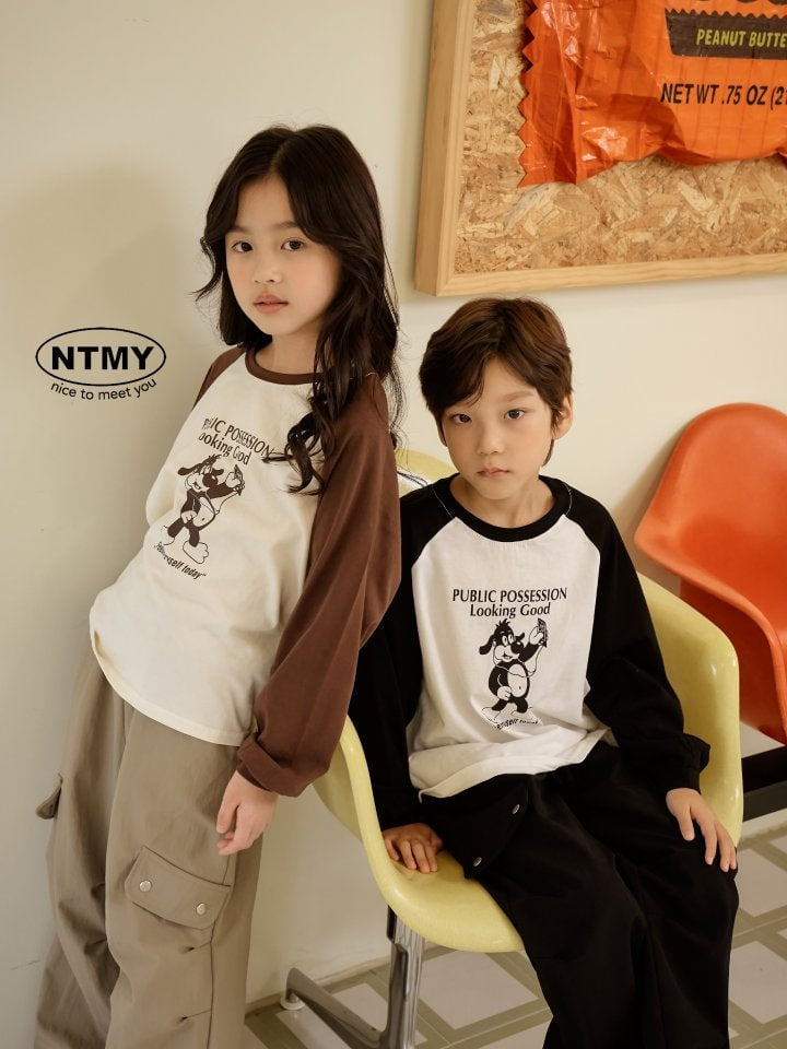 Nice To Meet You - Korean Children Fashion - #magicofchildhood - Feeling Raglan Tee - 6