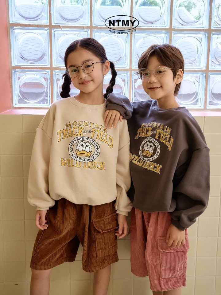 Nice To Meet You - Korean Children Fashion - #littlefashionista - Wild Duck Sweatshirts - 4