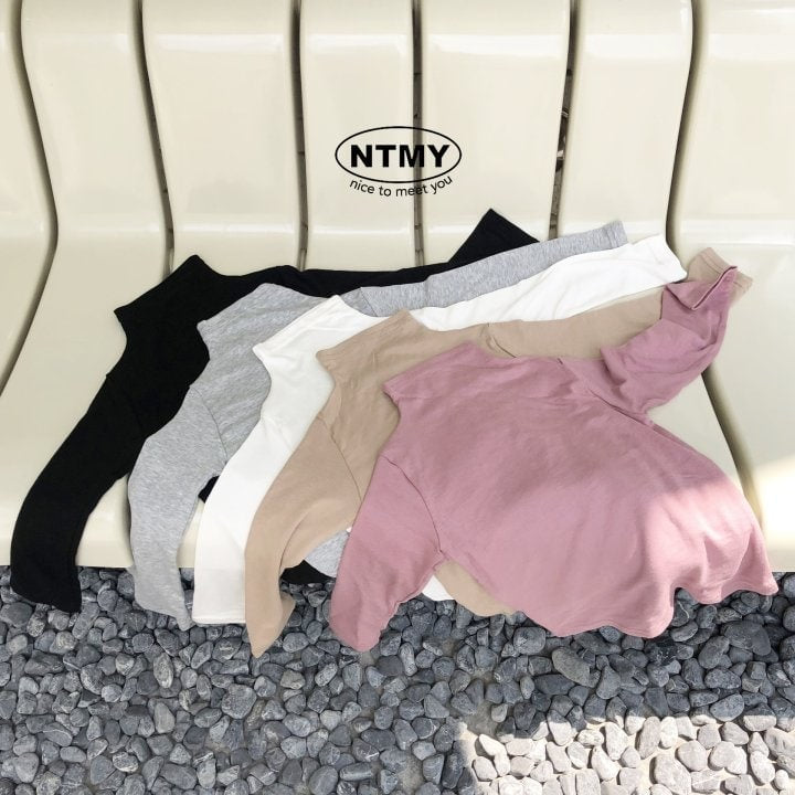 Nice To Meet You - Korean Children Fashion - #minifashionista - Signature Turtleneck Tee