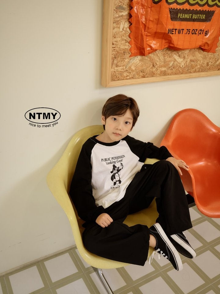 Nice To Meet You - Korean Children Fashion - #minifashionista - Feeling Raglan Tee - 7