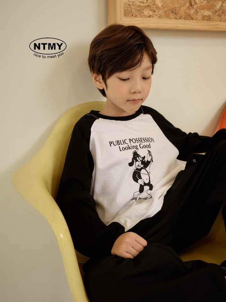 Nice To Meet You - Korean Children Fashion - #prettylittlegirls - Feeling Raglan Tee - 8