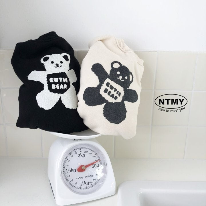 Nice To Meet You - Korean Children Fashion - #prettylittlegirls - Cutie Bear Sweatshirts - 12