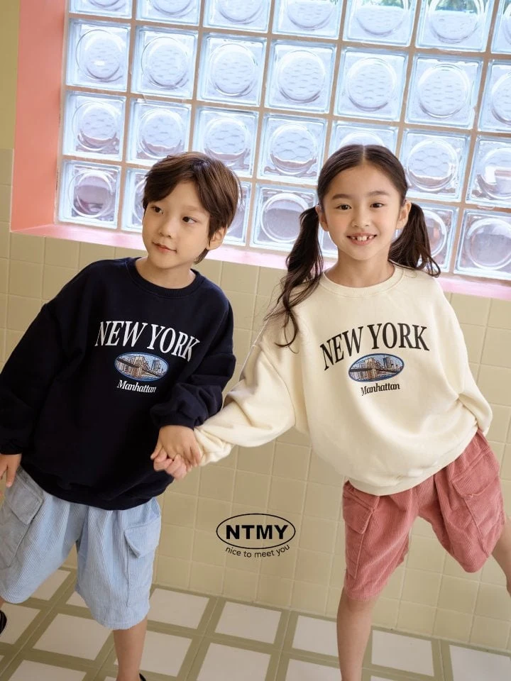 Nice To Meet You - Korean Children Fashion - #toddlerclothing - New York Sweatshirts - 4