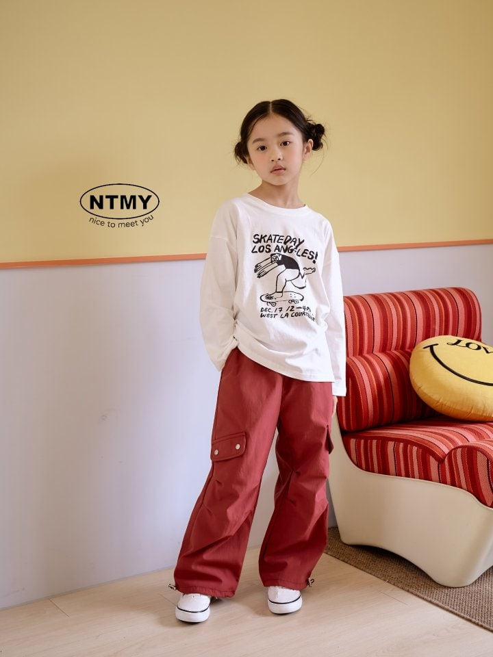 Nice To Meet You - Korean Children Fashion - #toddlerclothing - Skate Tee - 2