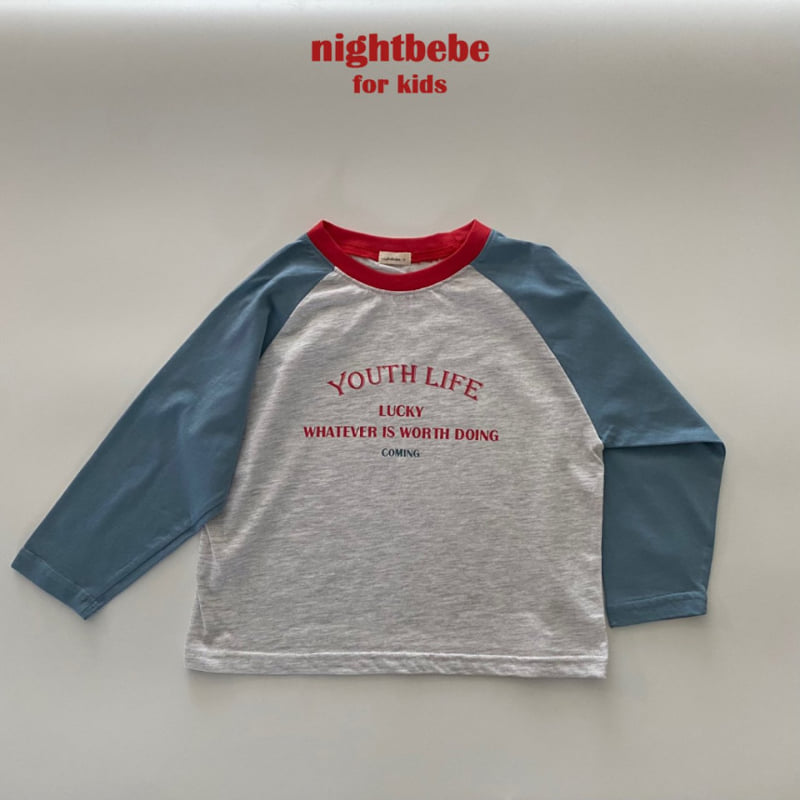 Night Bebe - Korean Children Fashion - #Kfashion4kids - Lucky Raglan Tee