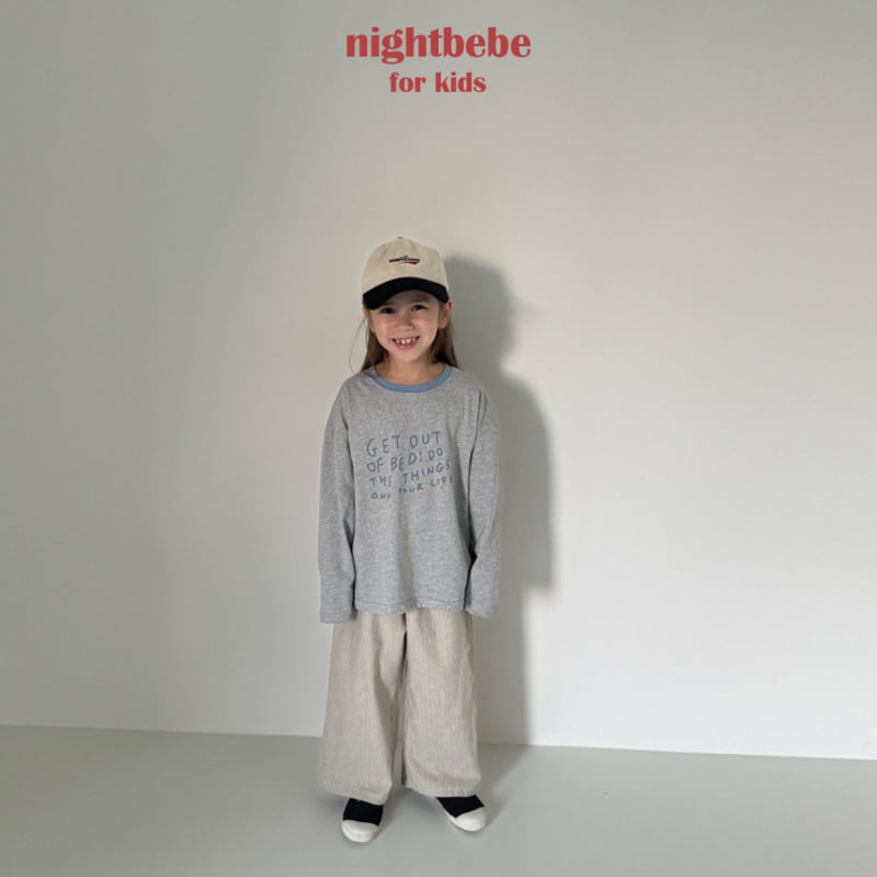 Night Bebe - Korean Children Fashion - #Kfashion4kids - Bon Jour Stripe Jogger Pants - 11