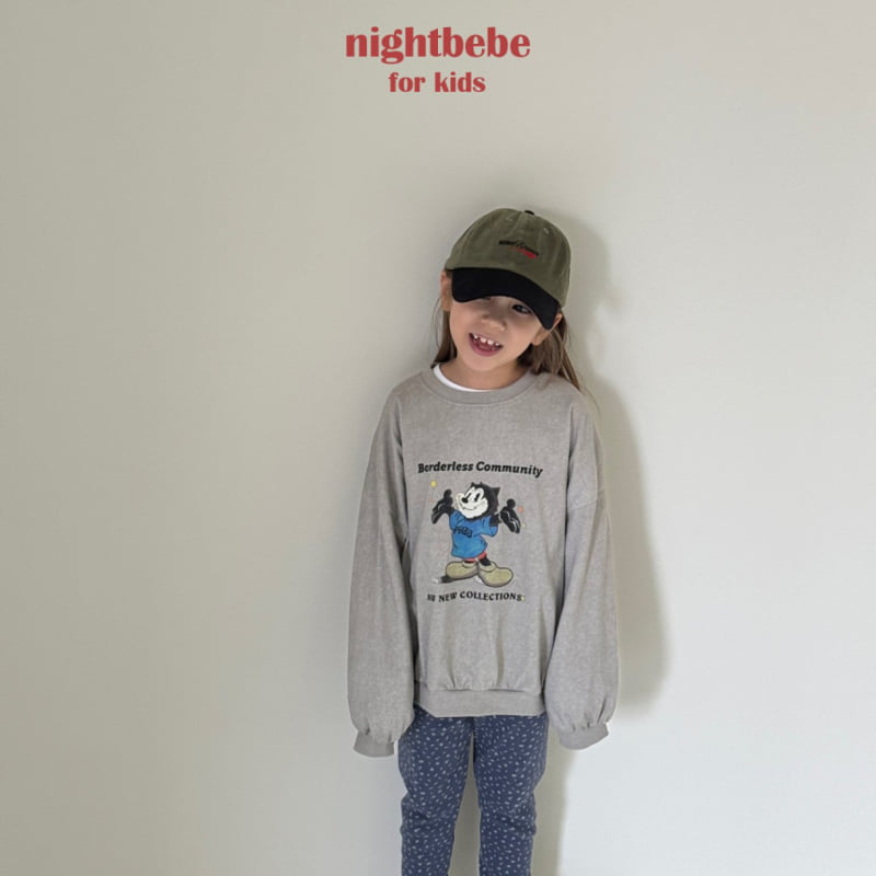 Night Bebe - Korean Children Fashion - #childofig - Pigment Sweatshirt - 11