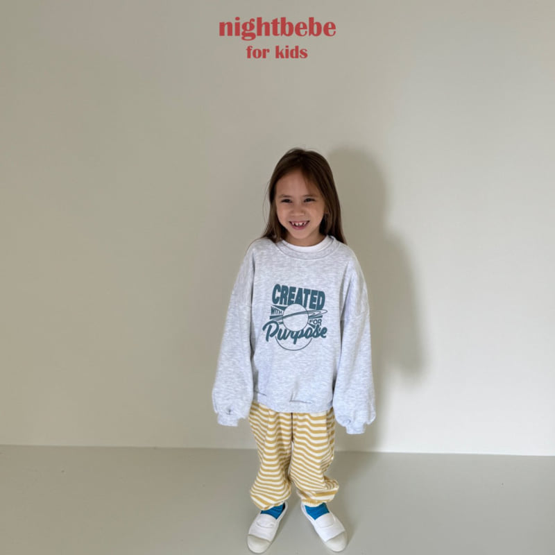 Night Bebe - Korean Children Fashion - #childofig - Butter Stripe Jogger Pants - 5